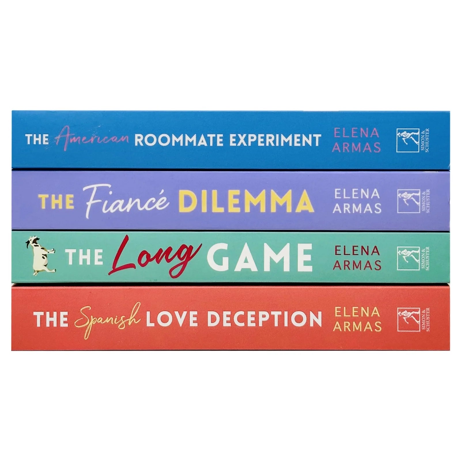 Elena Armas romance paperback collection set showing all four book covers