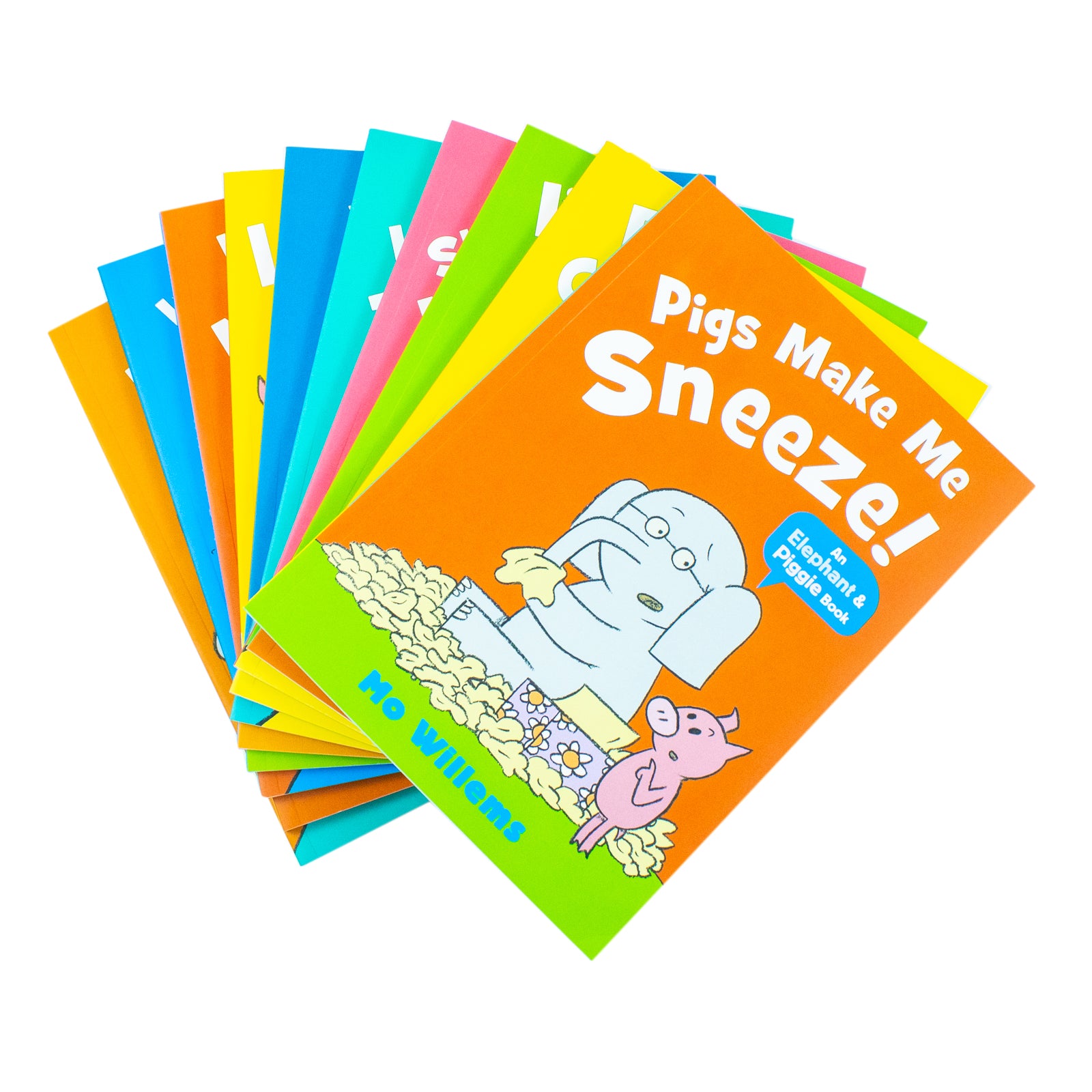 Elephant & Piggie Best Friends For Ever box set back cover with story summaries