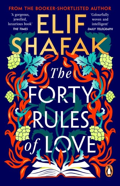Elif Shafak Forty Rules of Love, Bastard of Istanbul & Honour paperback book set close-up