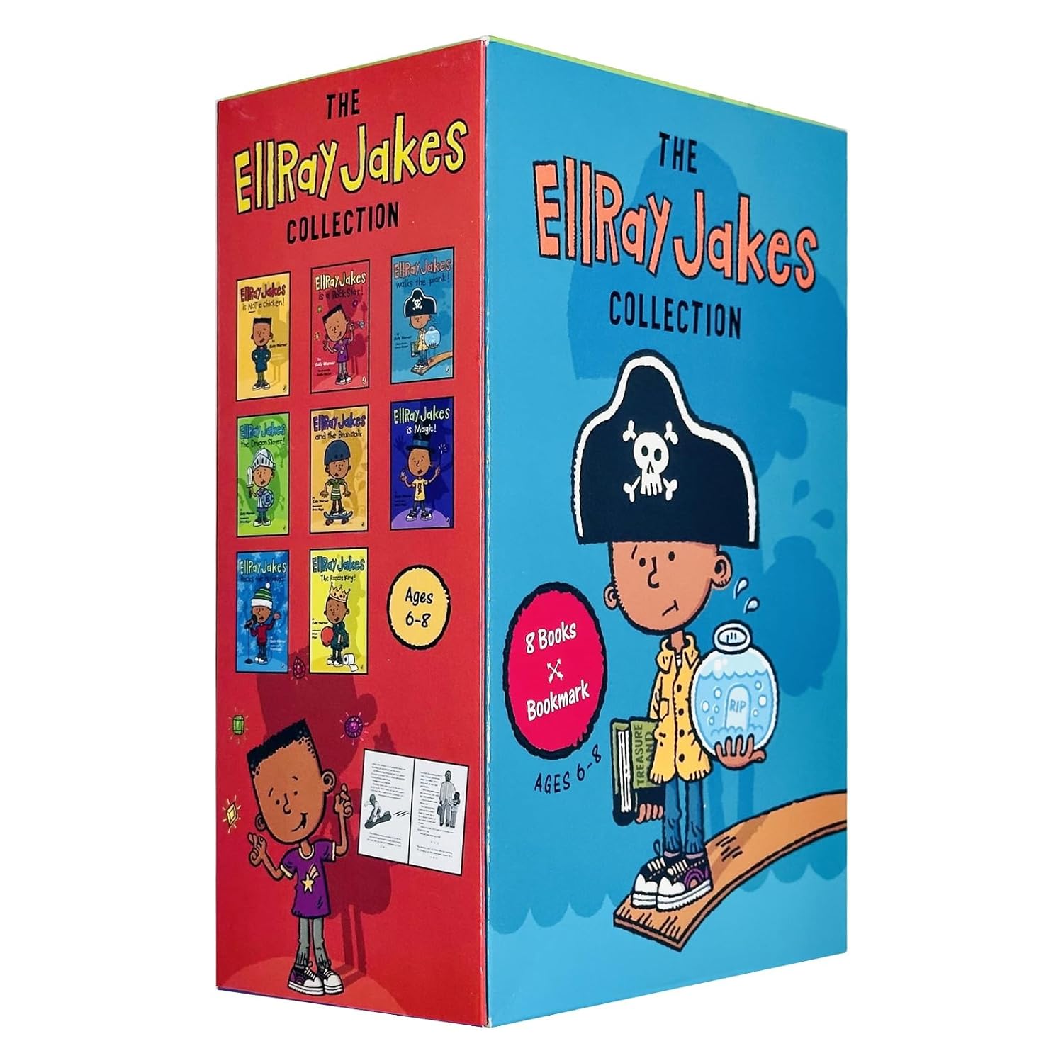 EllRay Jakes Series 8 Books Collection Set by Sally Warner - back of paperback boxed set