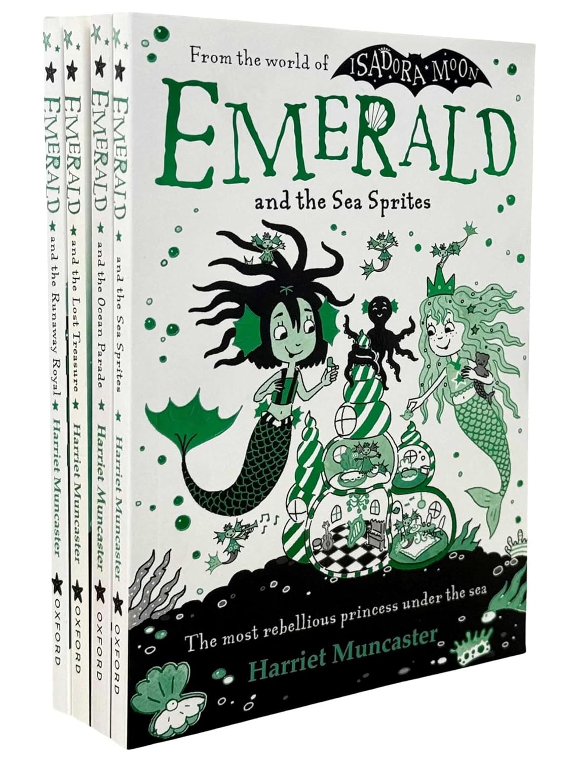 Emerald Series (World Of Isadora Moon) by Harriet Muncaster - 4 Books Collection Set - Ages 5-7 Paperback