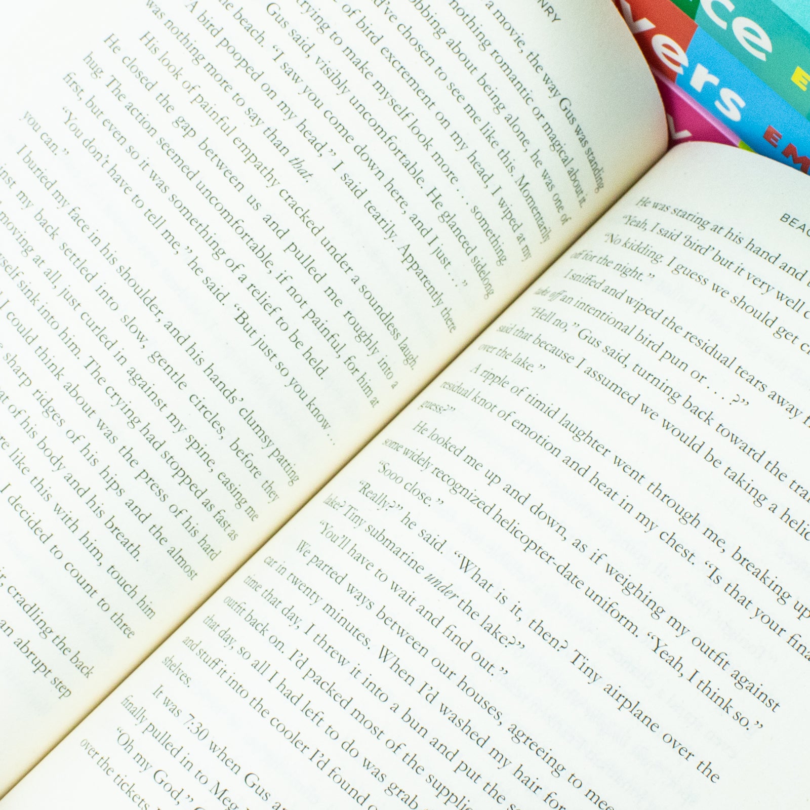 Emily Henry 4 Book Collection Set paperback front cover - Book Lovers, Beach Read, People We Meet on Vacation, Happy Place