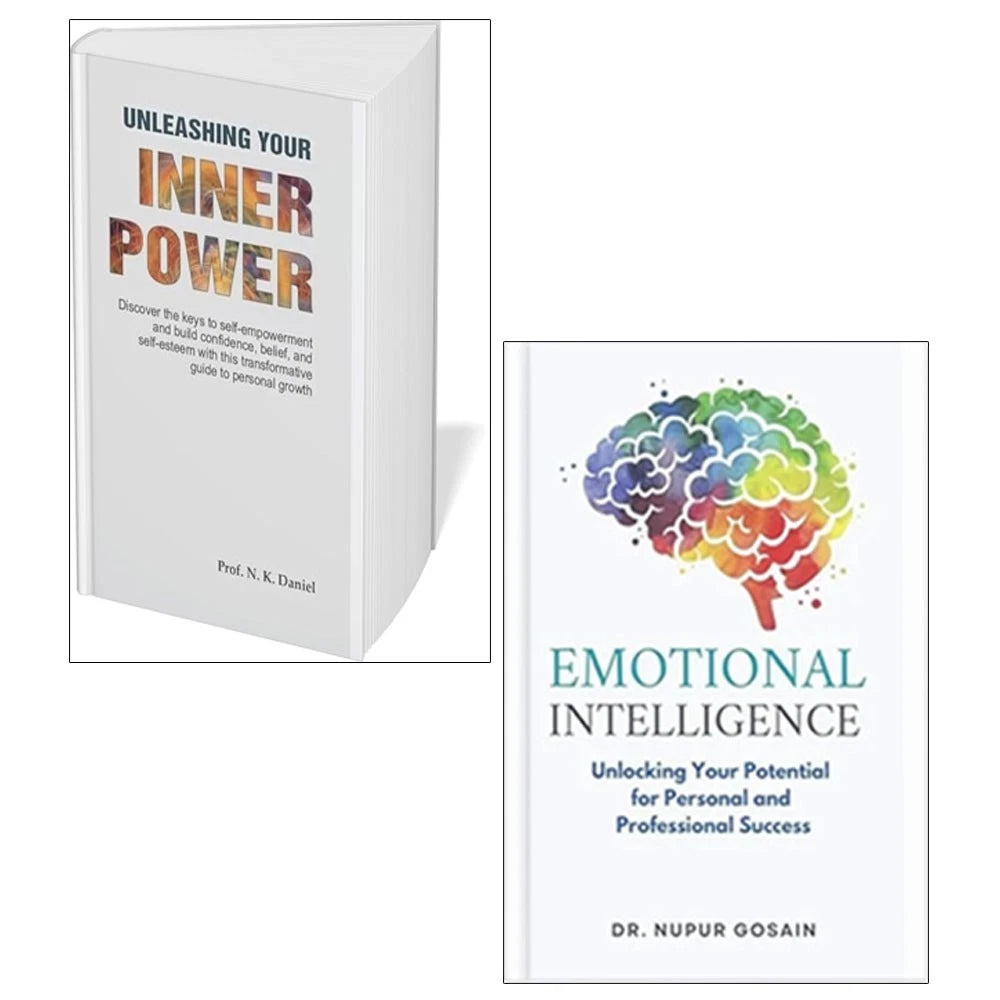Emotional Intelligence and Unleashing Your Inner Power 2 books collection set paperback front cover, by Dr. N. Gosain and Prof. N.K. Daniel