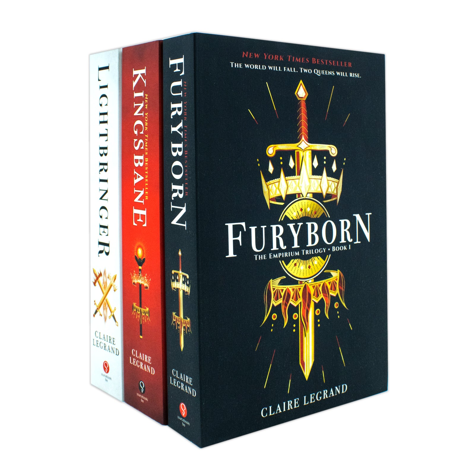 The Empirium Trilogy 3 Books Collection Set by Claire Legrand - Furyborn, Kingsbane, Lightbringer - YA fantasy paperback set