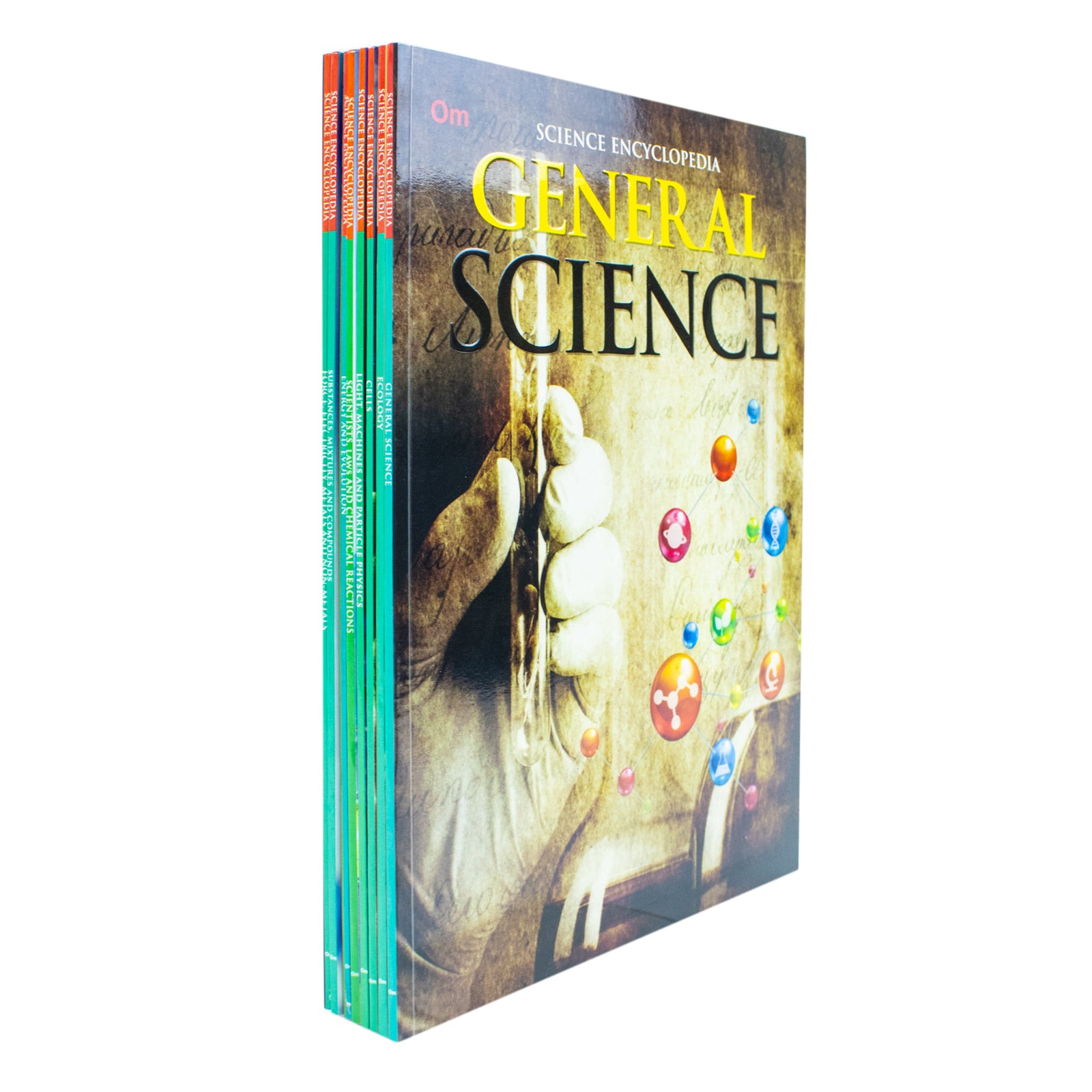 Encyclopedia of Science 8 Books Collection Set by Om Books - Paperback - Ages 9-12 - front cover