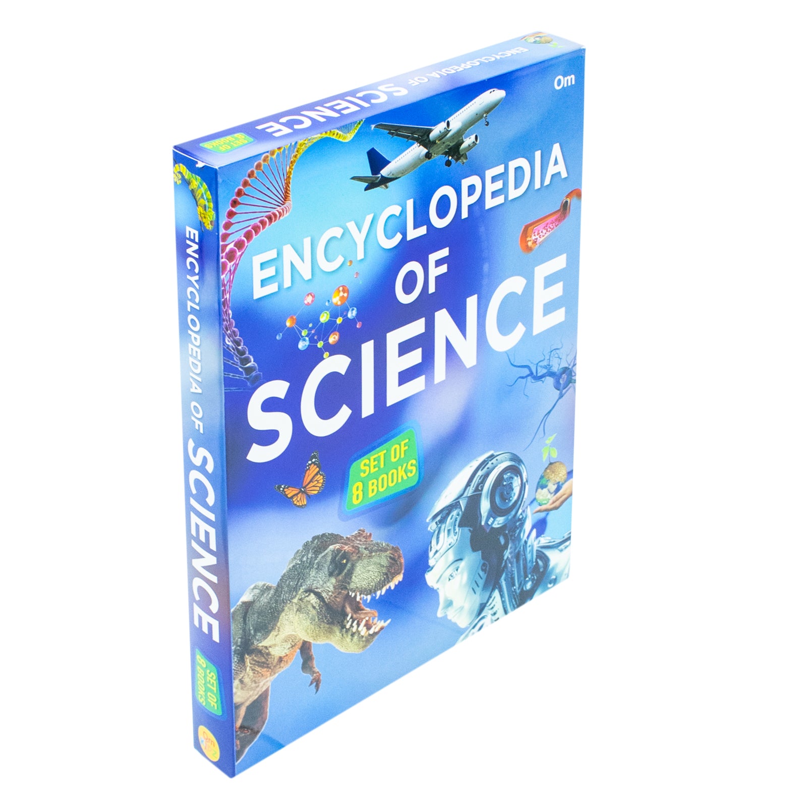 Encyclopedia of Science 8 Books Collection Set by Om Books - all eight paperback titles displayed together