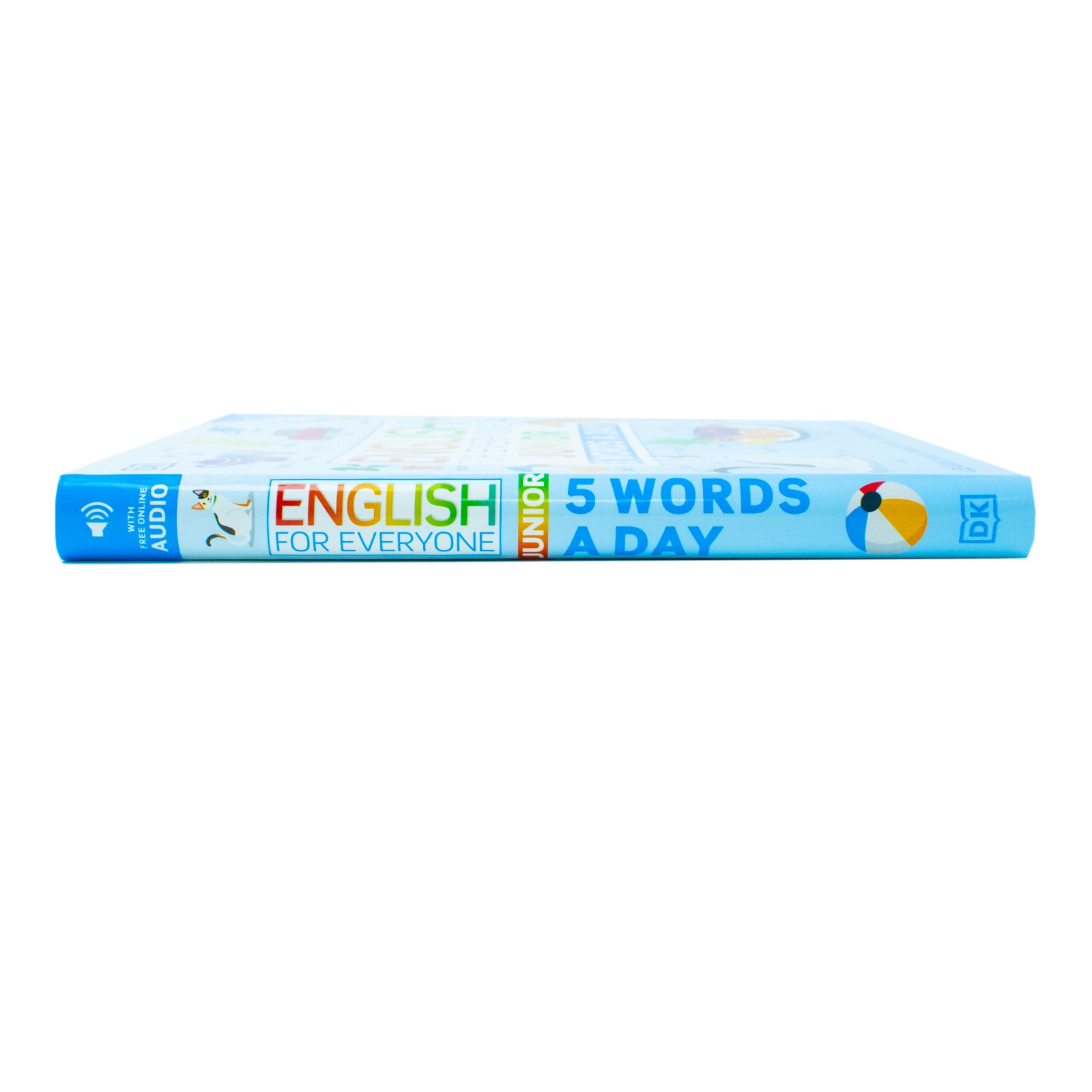 English for Everyone Junior 5 Words a Day by DK - sample vocabulary spread with illustrations