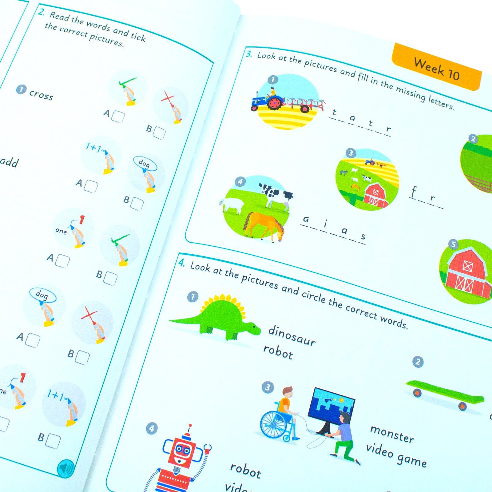 English for Everyone Junior 5 Words a Day by DK - back cover with book description, ages 6-9