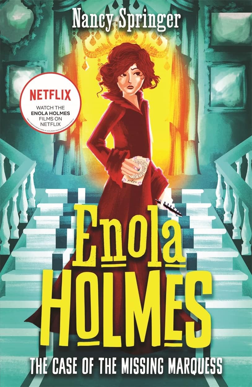 Enola Holmes complete 10 book paperback collection set by Nancy Springer for ages 9-12