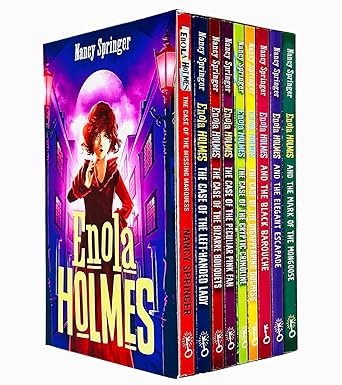 Enola Holmes 9 Books Collection Set by Nancy Springer paperback cover - Ages 9-12 mystery series
