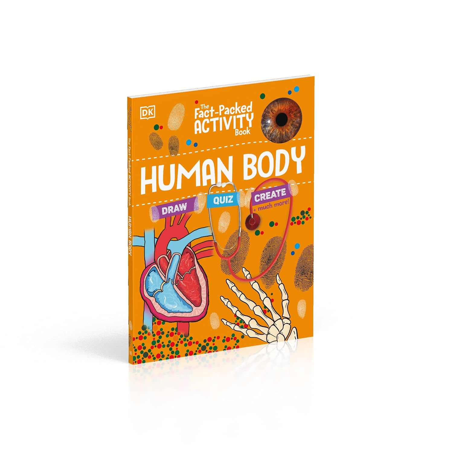Fact-Packed Activity Book Human Body by DK - interactive puzzle spread for kids ages 5-9