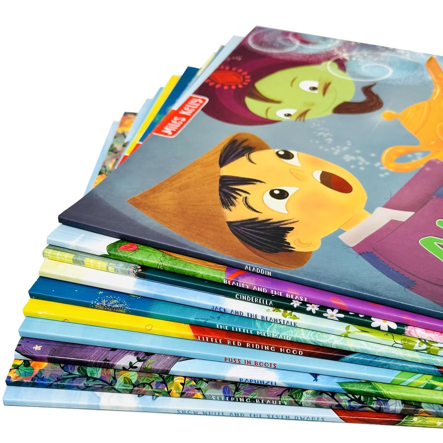 Fairy Tales Little Adventure 10 Books Collection Set paperback - back cover showing all 10 titles, Ages 3-6