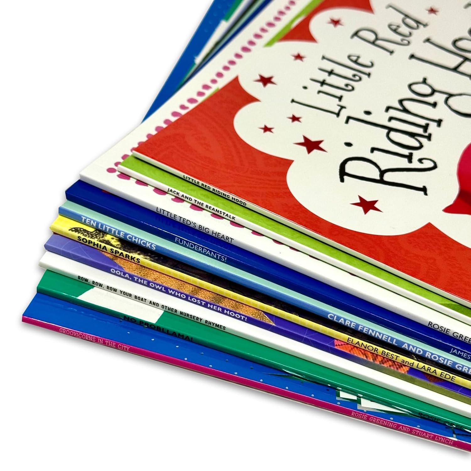 Fairy Tales and Nursery Rhymes 10 Books Collection Set - Make Believe Ideas paperback bundle for children ages 3-7