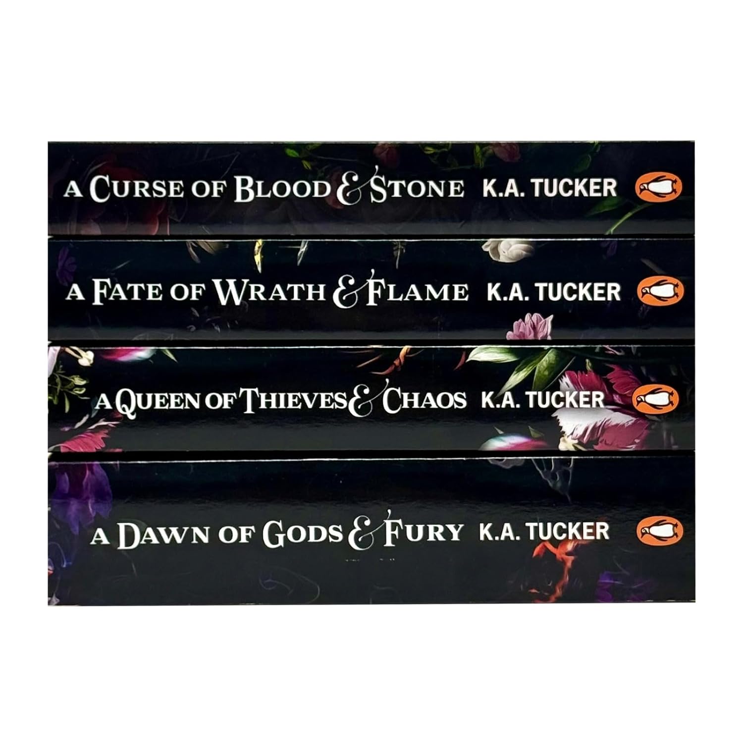 A Fate of Wrath and Flame paperback cover - Fate & Flame series by K.A. Tucker