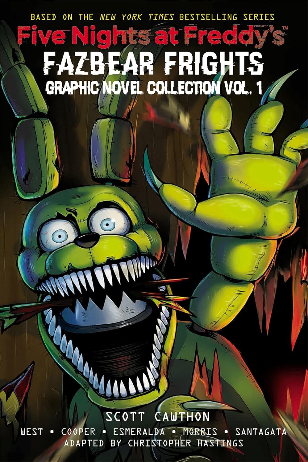 Five Nights at Freddy's Fazbear Frights Graphic Novel Collection Volume 2 paperback cover - Scott Cawthon horror graphic novel for ages 9-12