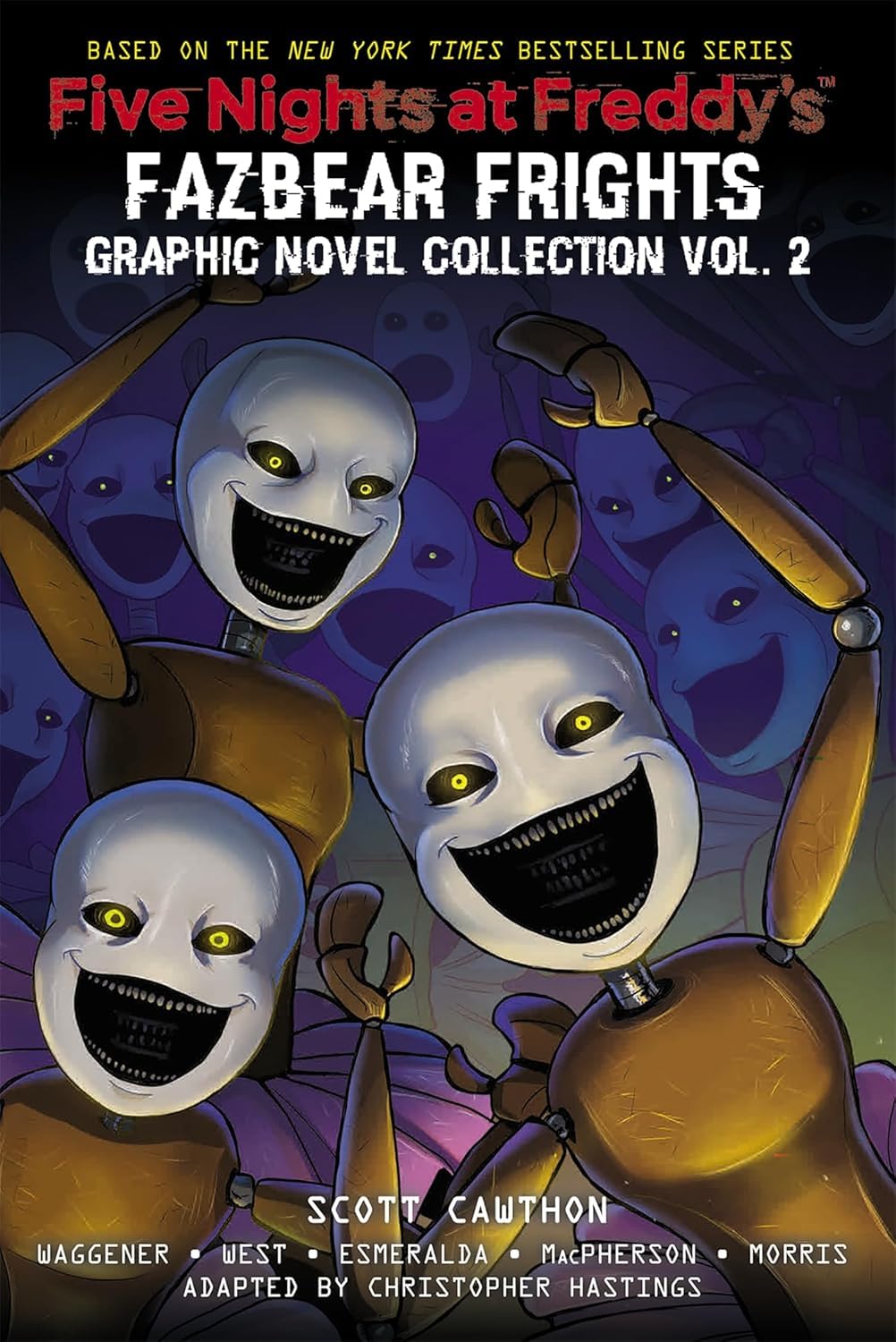 Five Nights at Freddy's Fazbear Frights Graphic Novel Collection Volume 3 paperback cover - Scott Cawthon horror graphic novel for ages 9-12