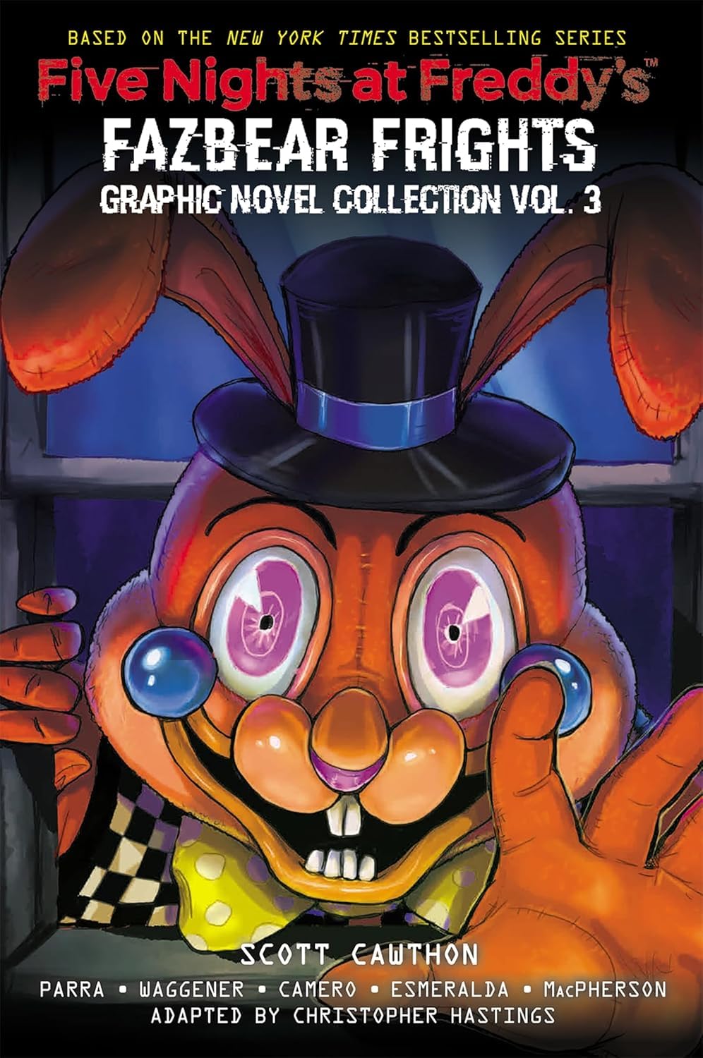 Five Nights at Freddy's Fazbear Frights Graphic Novel Collection Volume 4 paperback cover - Scott Cawthon horror graphic novel for ages 9-12