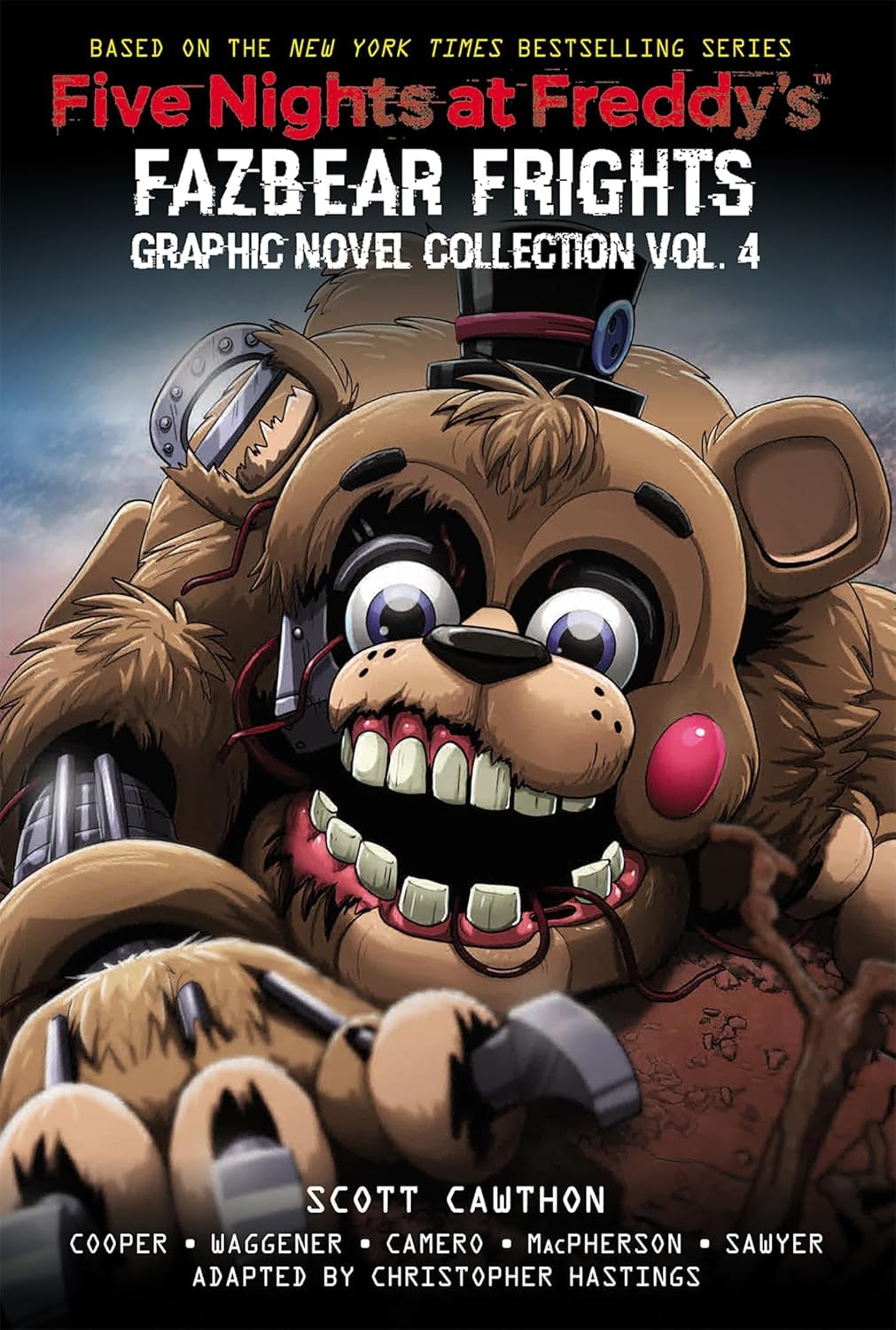 Five Nights at Freddy's Fazbear Frights Graphic Novel Collection Volume 5 paperback cover - Scott Cawthon horror graphic novel for ages 9-12