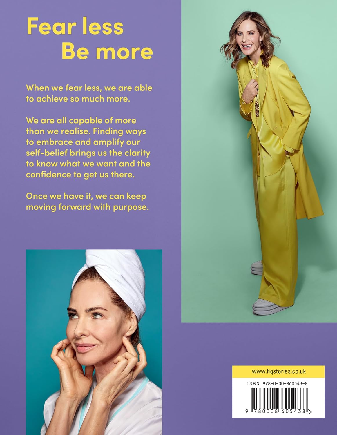 Fearless by Trinny Woodall hardback detail view, style and confidence self-help book