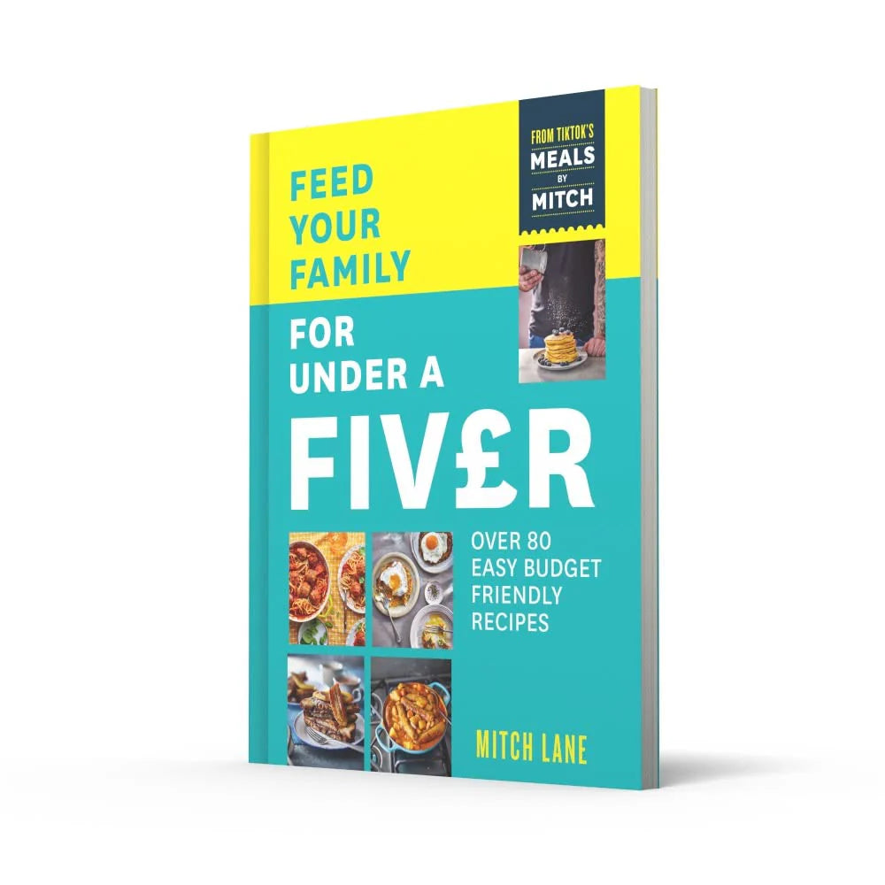 Feed Your Family for Under a Fiver by Mitch Lane - paperback book spine and cover detail