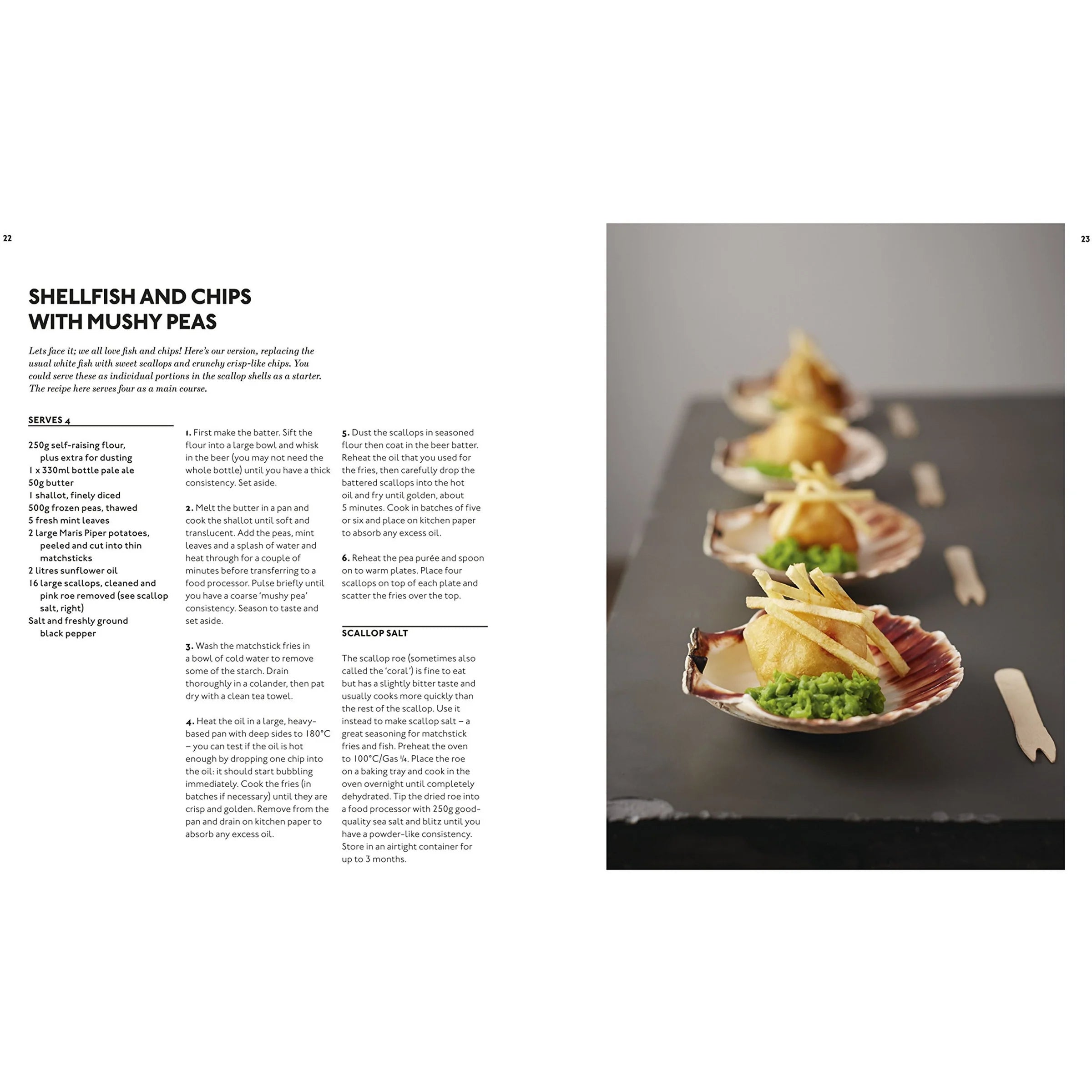 Feeding Friends by Terry Edwards & George Craig - hardback cookbook recipe spread