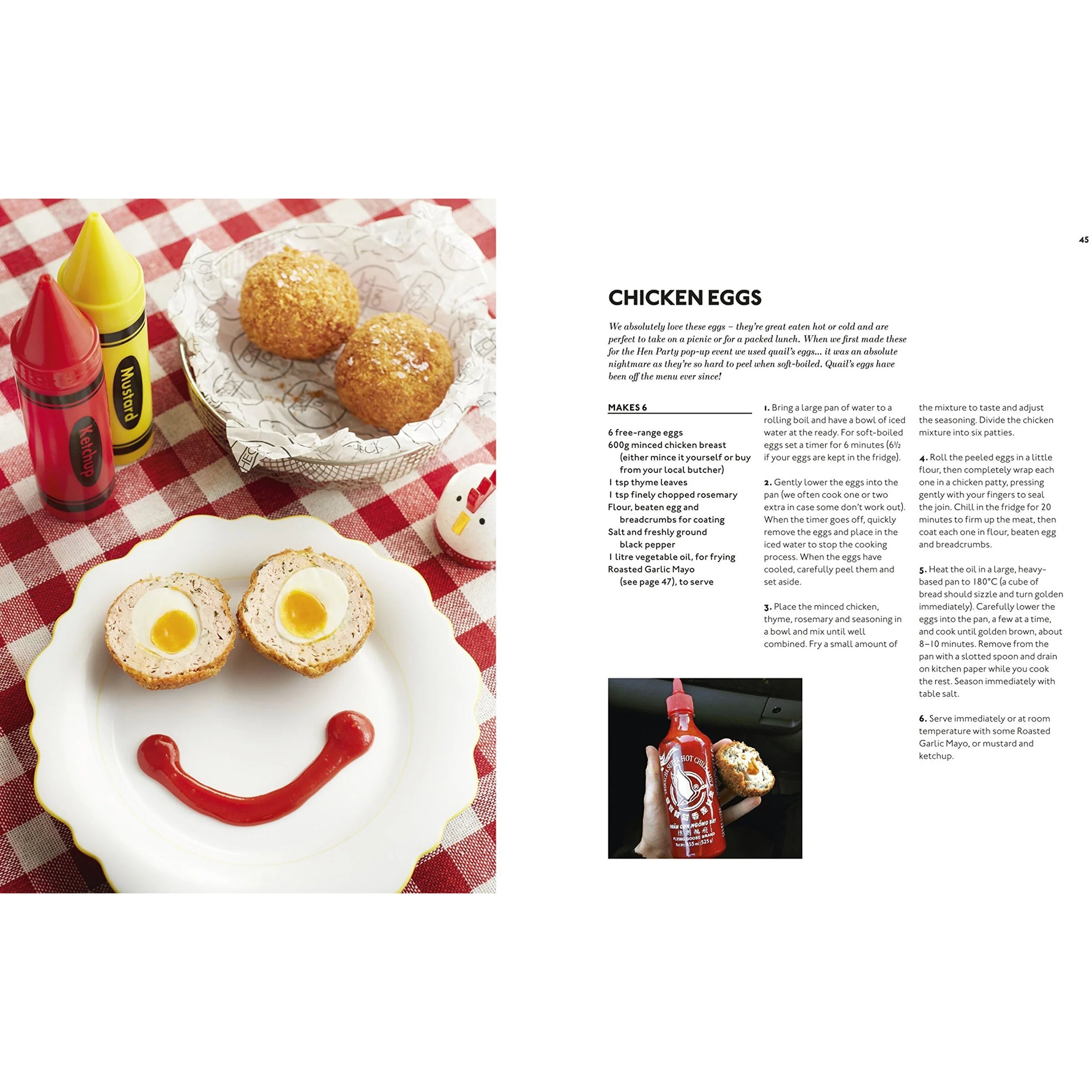 Feeding Friends by Terry Edwards & George Craig - hardback cookbook back cover