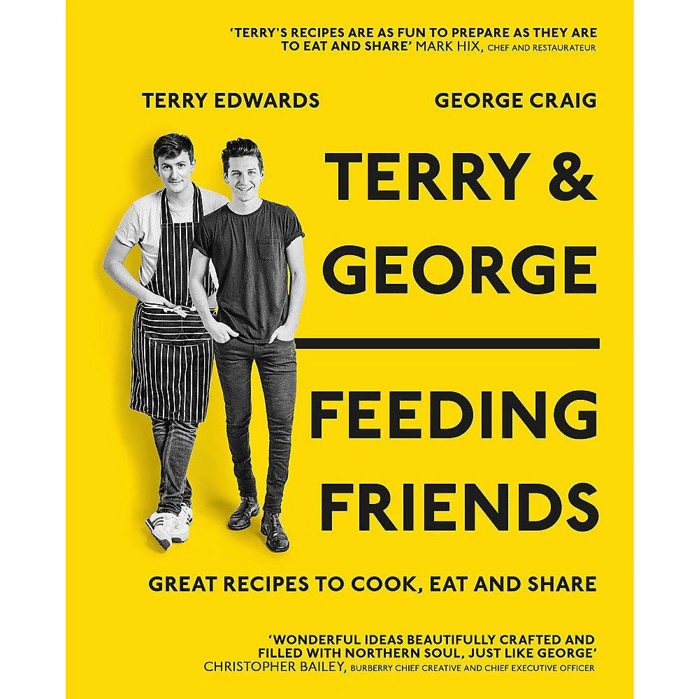 Feeding Friends by Terry Edwards & George Craig - hardback cookbook front cover