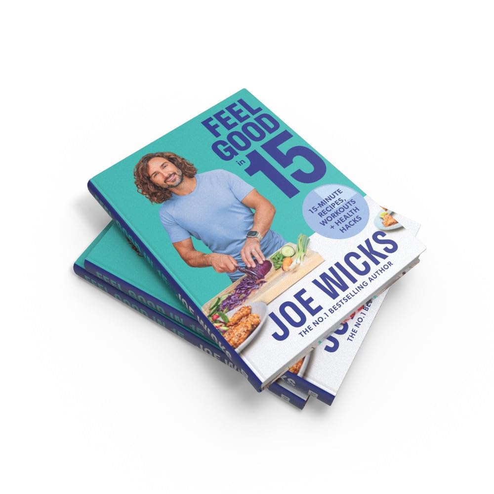 Feel Good in 15 by Joe Wicks - hardback wellness guide book back cover