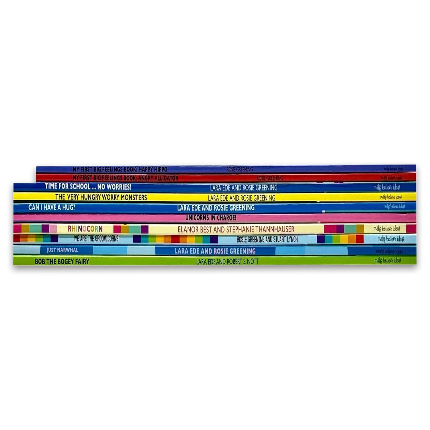 Feelings 10 book set paperback covers including Unicorns in Charge and Rhinocorn