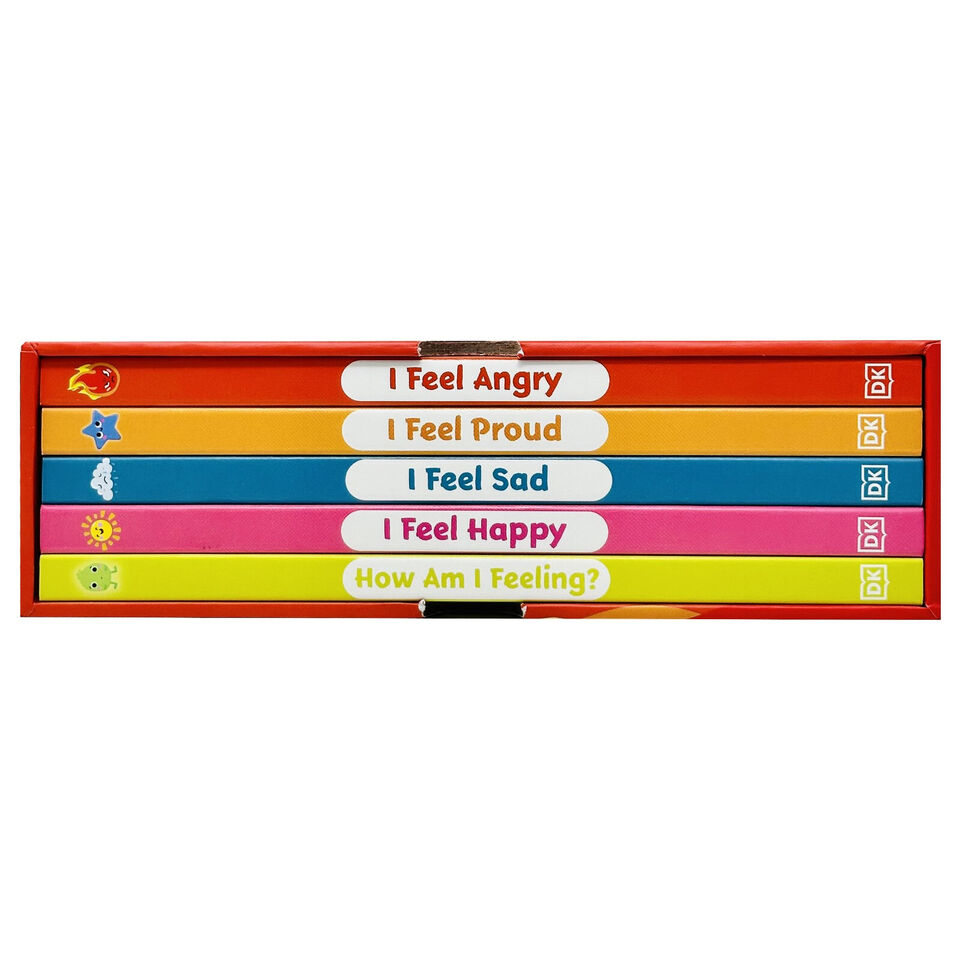 I Feel Happy board book from the DK First Emotions My Little Box of Emotions collection, Ages 0-5