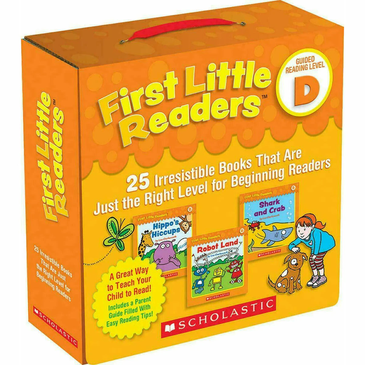 First Little Readers: Guided Reading Level D Parent Pack - 25 paperback storybooks plus parent guide by Liza Charlesworth, ages 3-6