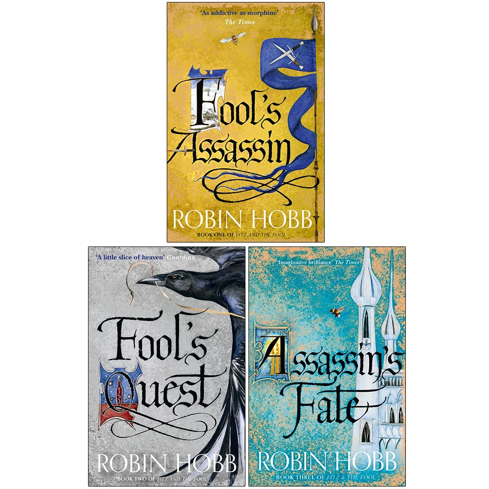 Fool's Assassin, Fool's Quest and Assassin's Fate Paperback Books by Robin Hobb