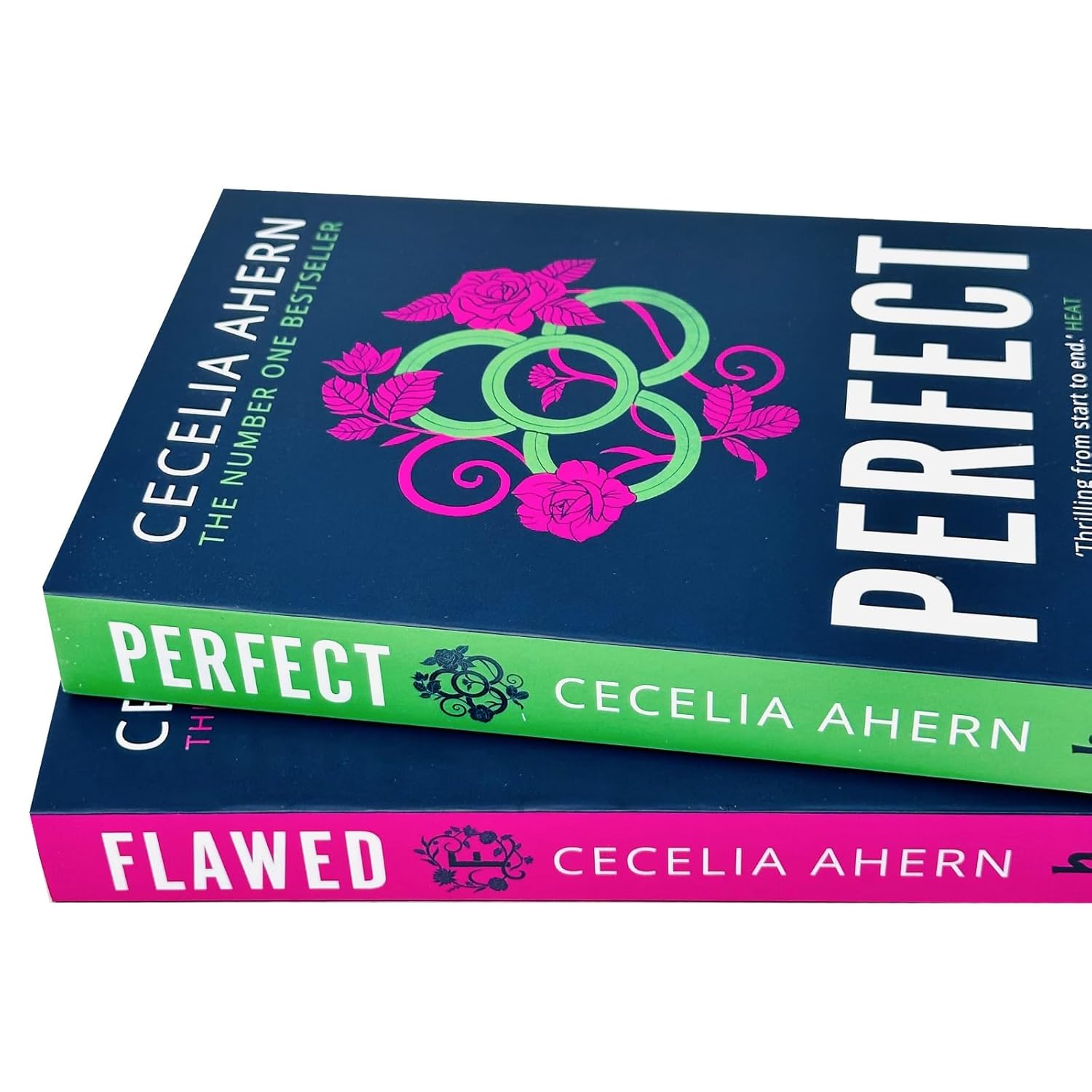 Flawed and Perfect by Cecelia Ahern - 2 Book Collection Set Spines, Young Adult Paperback