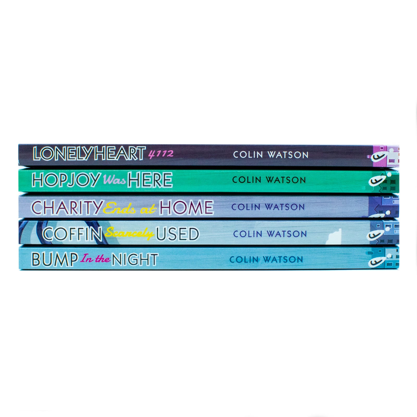Flaxborough Mysteries 5 Books Collection Set by Colin Watson - paperback crime fiction covers