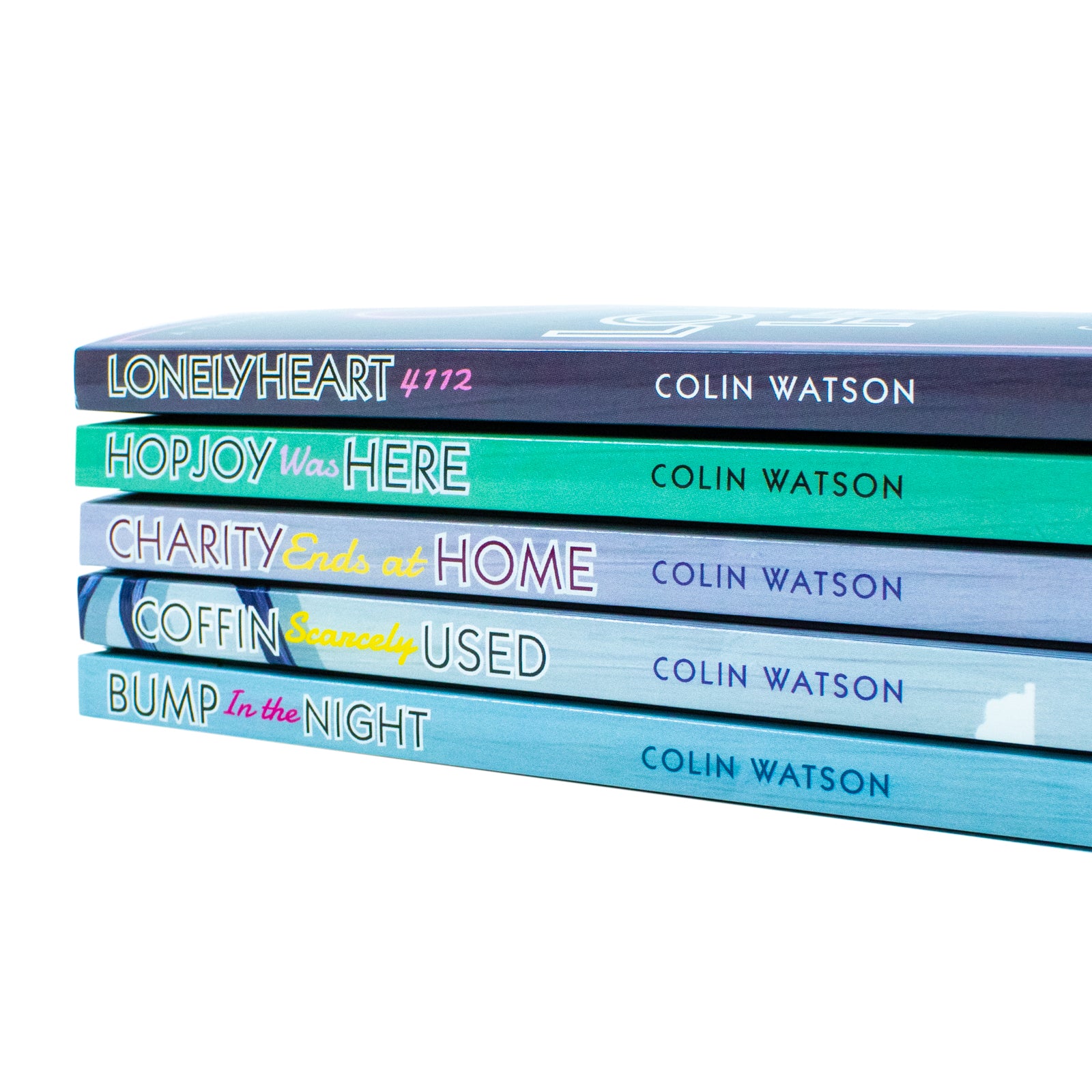 Flaxborough Mysteries 5 Books Collection Set by Colin Watson - paperback crime fiction covers