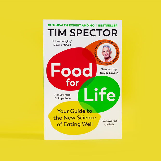 Food for Life by Tim Spector paperback book spine and cover detail