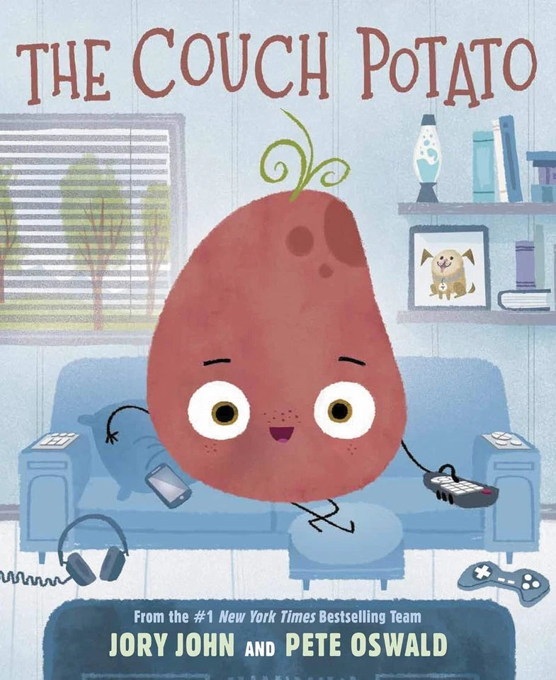 Spines of all seven Food Group series paperback books by Jory John, ages 3-7 collection set