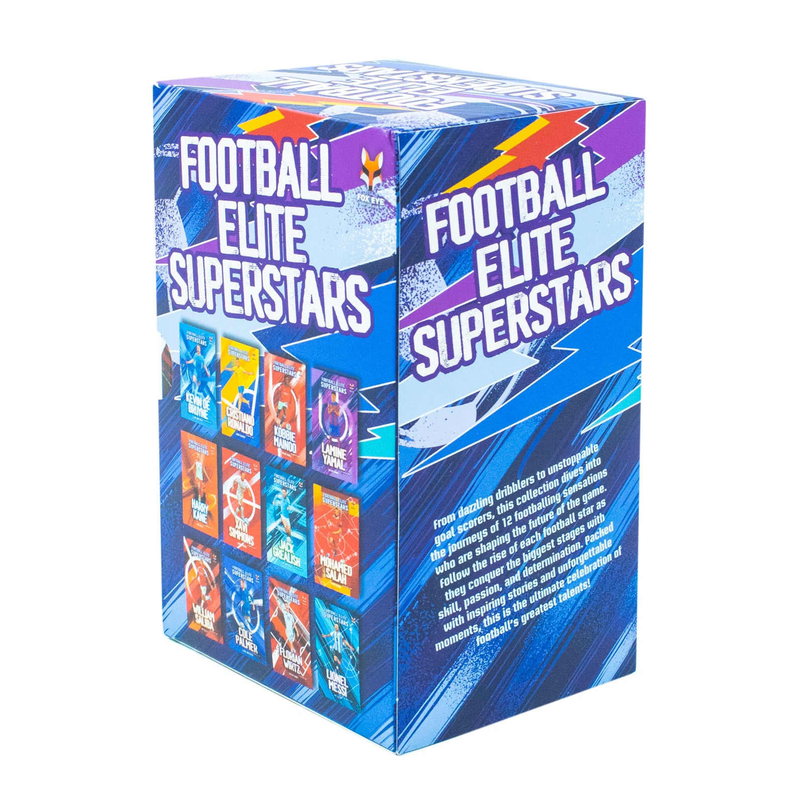 Football Elite Superstars 12 Books Collection Set - paperback football biographies box set featuring Messi, Ronaldo, Grealish and Kane, ages 7+ (book 2)