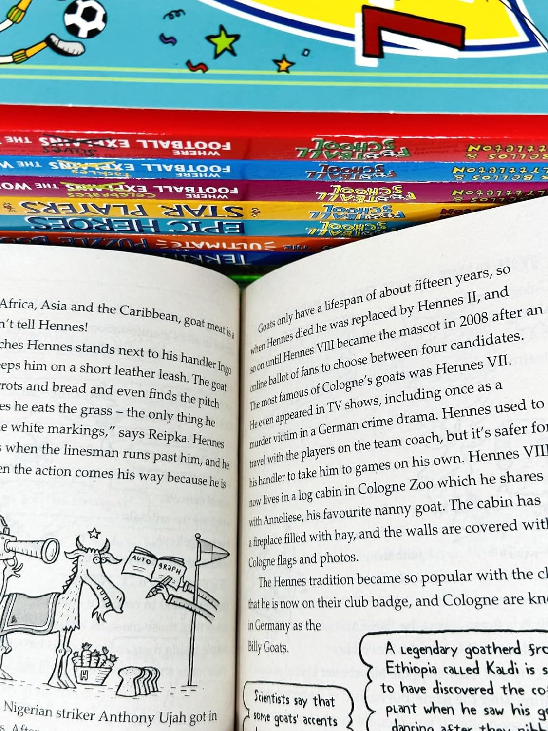 Full Football School Fan-Thology 10 book paperback collection set by Alex Bellos & Ben Lyttleton for ages 7-9