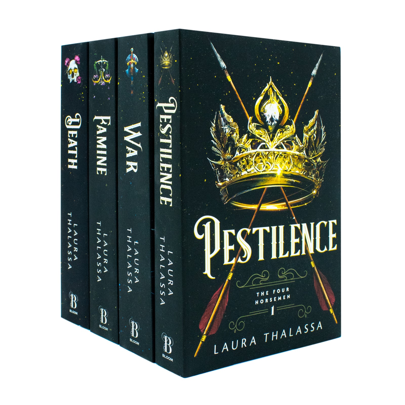 The Four Horsemen Series 4 Books Collection Set by Laura Thalassa - Pestilence, War, Famine & Death - Paperback
