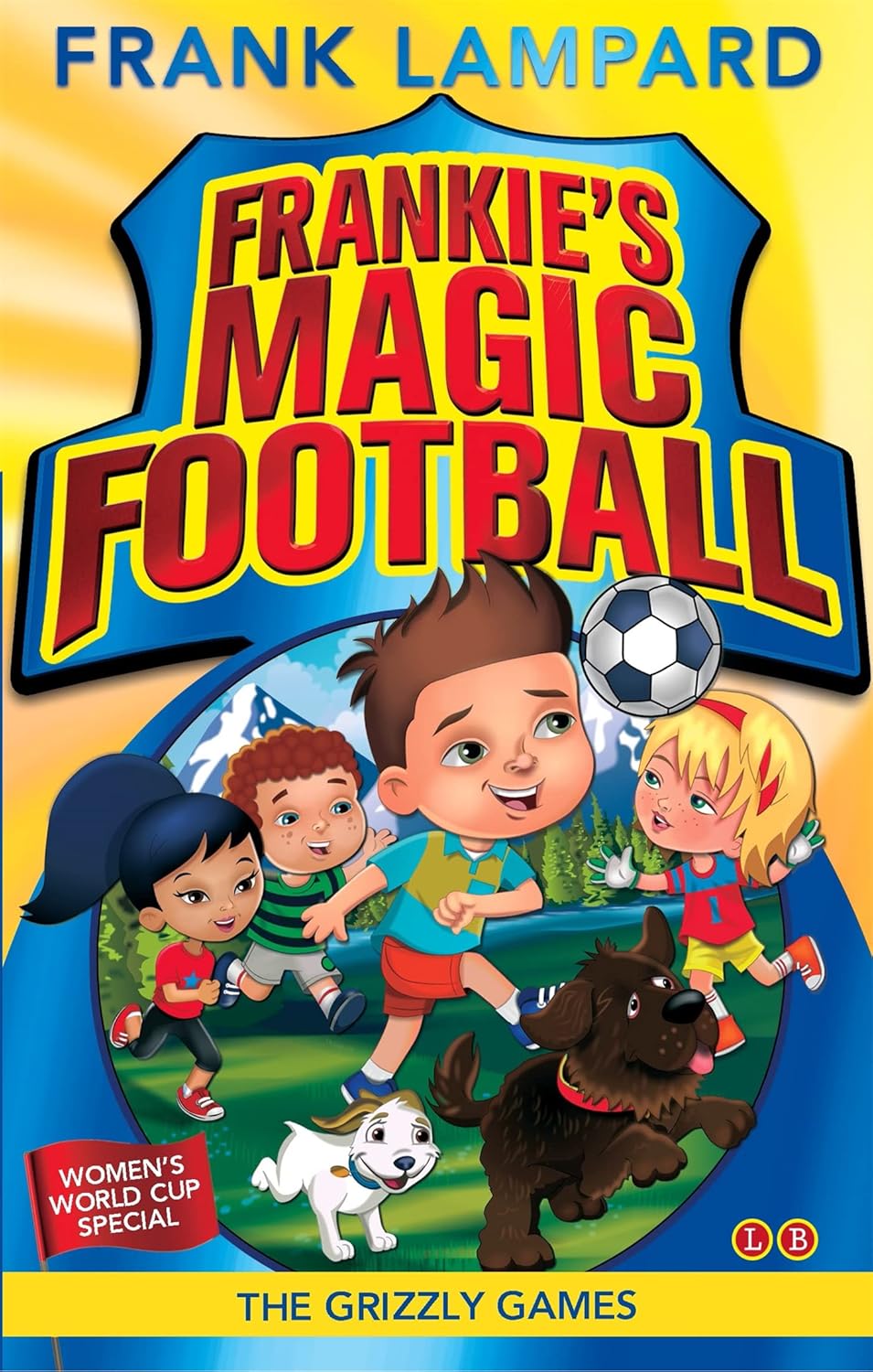 Frankie's Magic Football: The Grizzly Games by Frank Lampard - Book 11 paperback cover, ages 5+