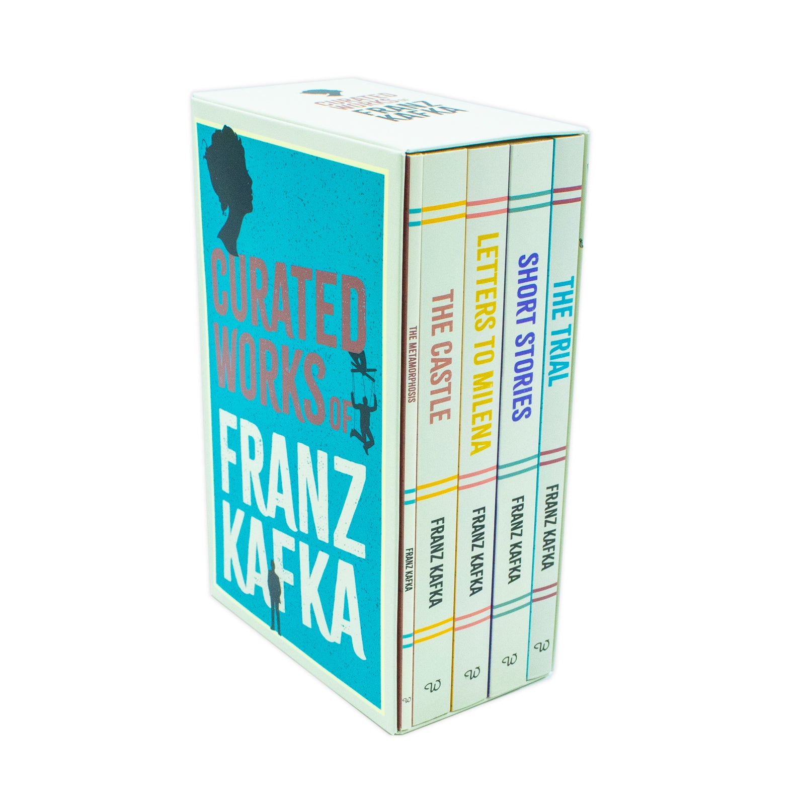 Franz Kafka Curated Works 5 Books Collection Set - The Trial, The Metamorphosis, The Castle, Short Stories, Letters to Milena - Paperback Boxed Set