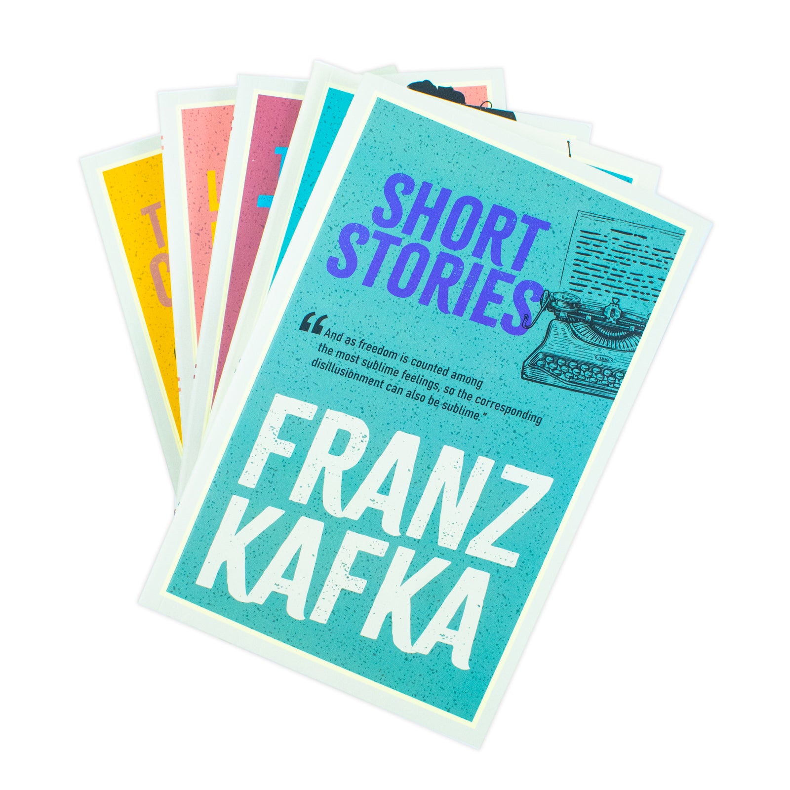 Franz Kafka Curated Works 5 Books Collection Set - The Trial, The Metamorphosis, The Castle, Short Stories, Letters to Milena - Paperback Boxed Set