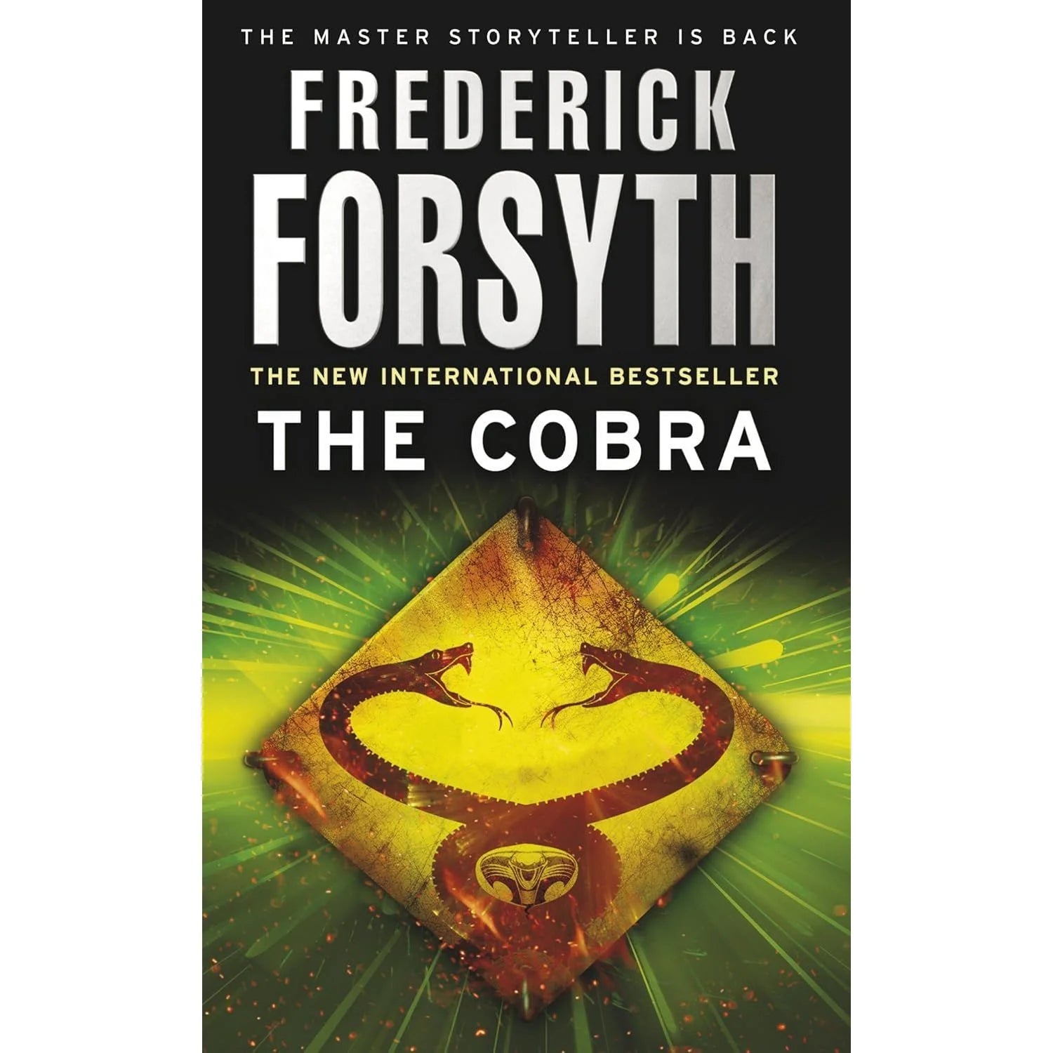 Frederick Forsyth espionage thriller paperback book set - The Cobra and The Odessa File covers