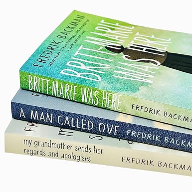 Fredrik Backman 3 Books Collection Set paperback - back cover view showing all three novels