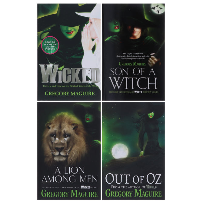 Wicked Years Series 4 Books Collection Set (Son of a Witch, A Lion Among Men, Wicked & Out of Oz) - Lets Buy Books