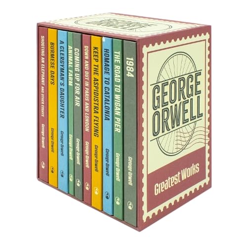 The Greatest Works Of George Orwell 10 Books Collection Set 1984, Animal Farm, The Road To Wigan Pier - Lets Buy Books