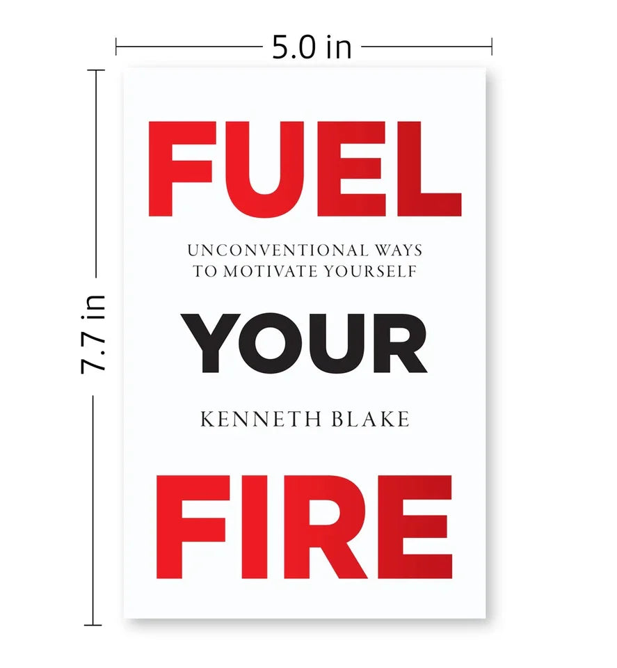 Fuel Your Fire by Kenneth Blake paperback book - additional cover detail image