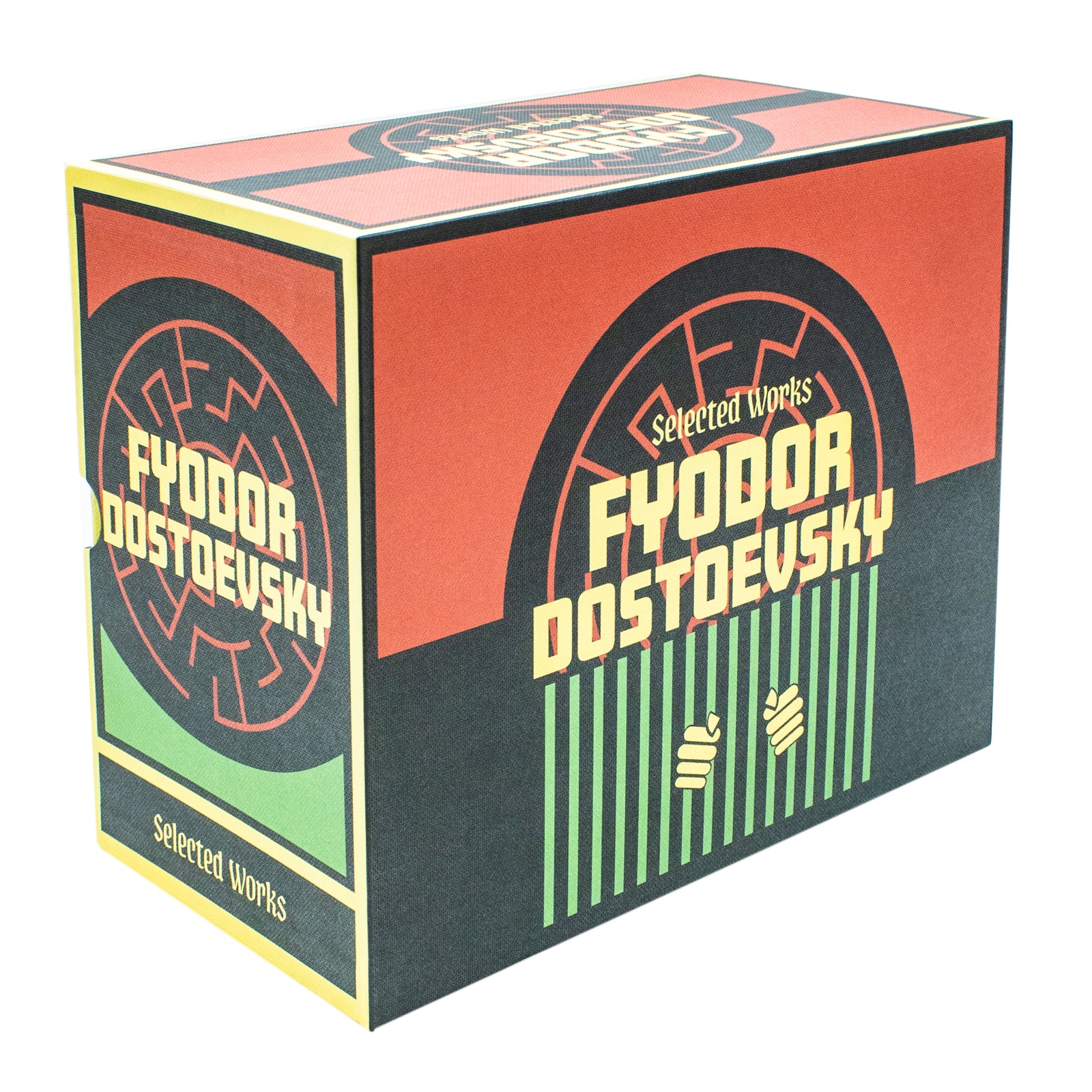 Fyodor Dostoevsky Crime and Punishment hardback book cover from collection set