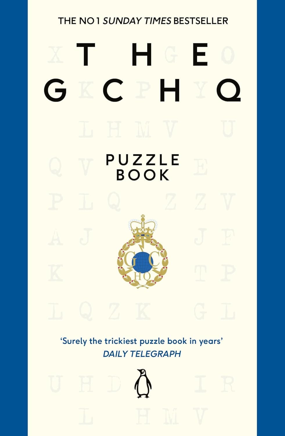 The GCHQ Puzzle Book paperback cover, part of 2 book GCHQ puzzle collection set